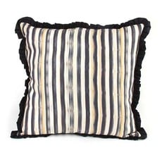MacKenzie-Childs Courtly Check Ruffled Square Pillow