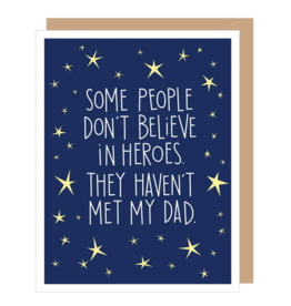 My Hero, My Dad Father's Day Card