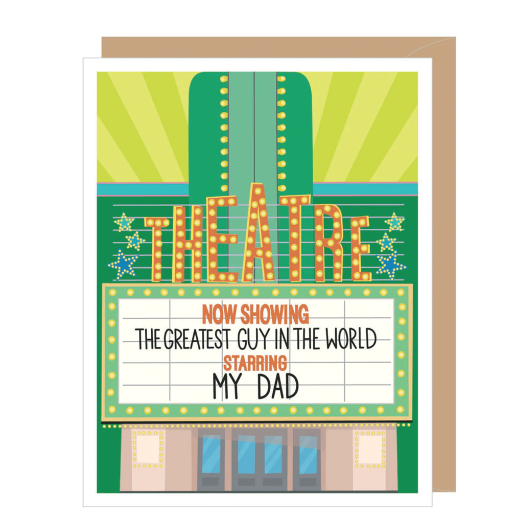 Theatre Dad Father's Day Card