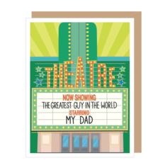 Theatre Dad Father's Day Card