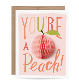 You're a Peach Pop Up Card