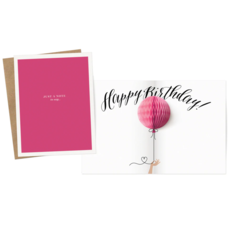 Happy Birthday Balloon Pop Up Card