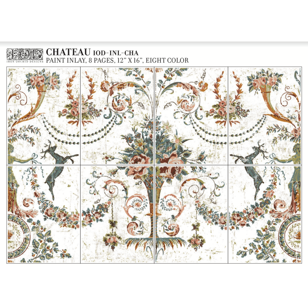 Iron Orchid Designs Chateau IOD Paint Inlay