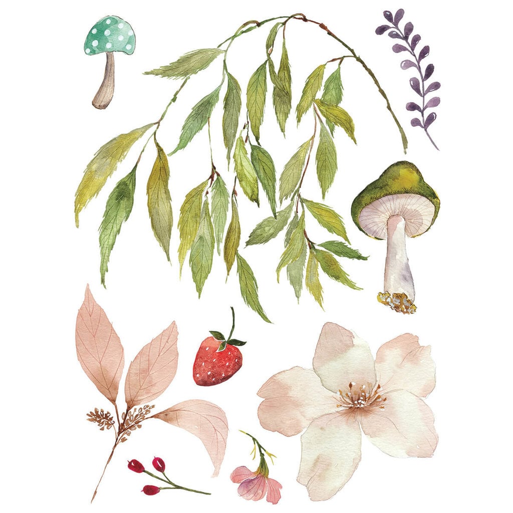 Iron Orchid Designs Whispering Willow IOD Transfer
