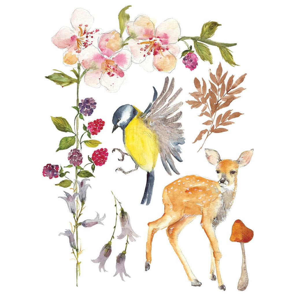 Iron Orchid Designs Whispering Willow IOD Transfer