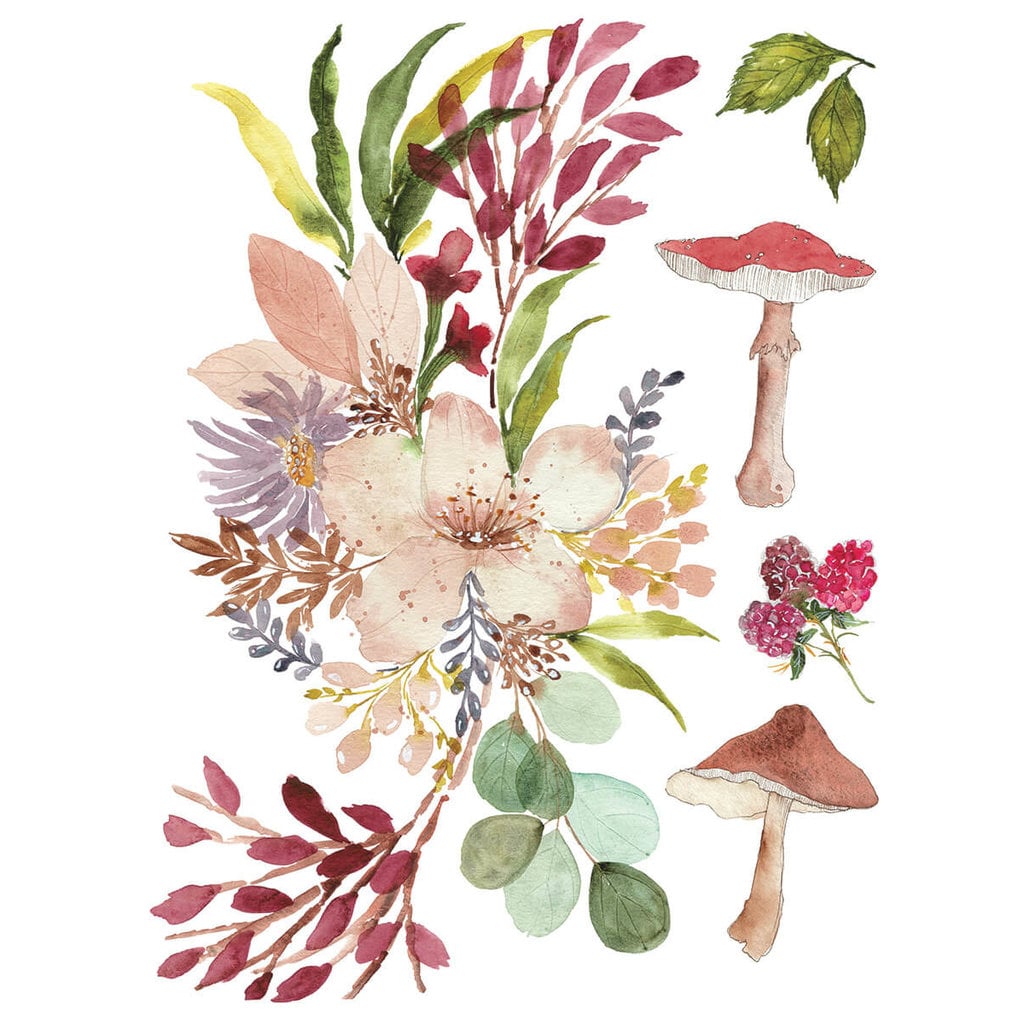 Iron Orchid Designs Whispering Willow IOD Transfer