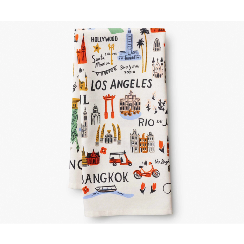 Rifle Paper Co. Bon Voyage Tea Towel