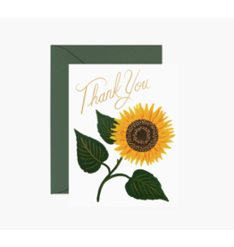 Rifle Paper Co. Sunflower Thank You Card Boxed Set of 8
