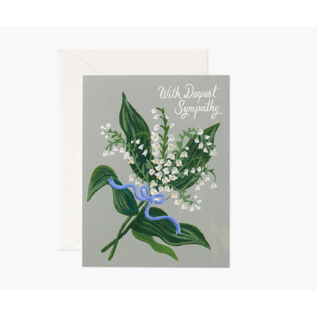Rifle Paper Co. Lily of the Valley Sympathy Card