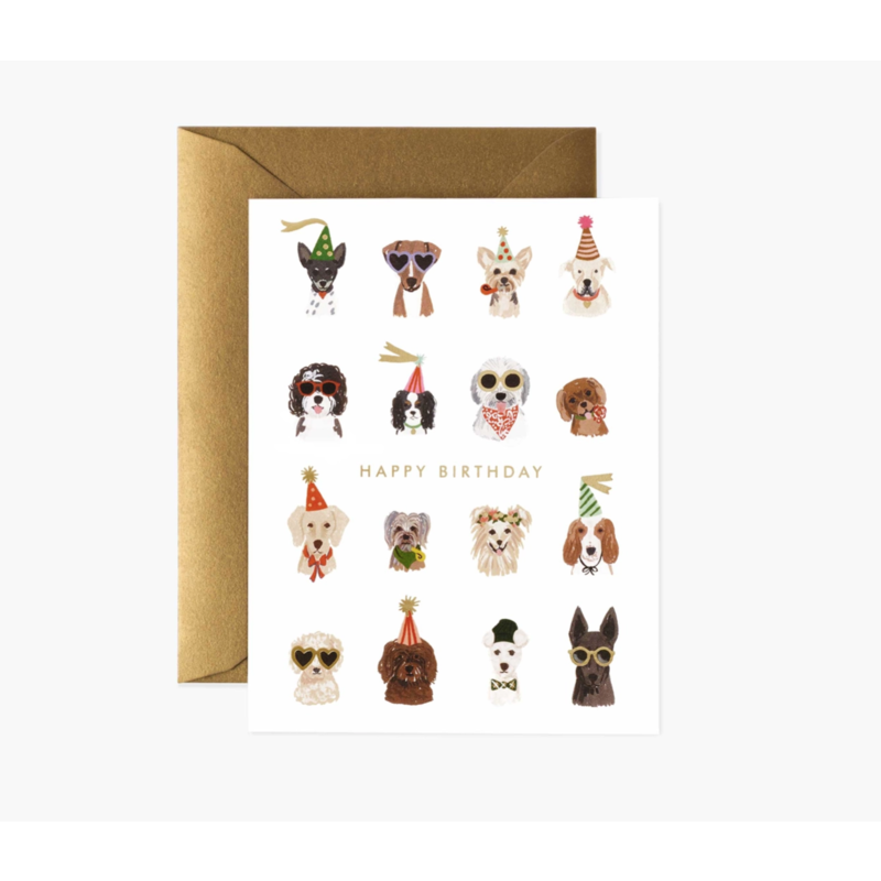 Rifle Paper Co. Party Pups Birthday Card