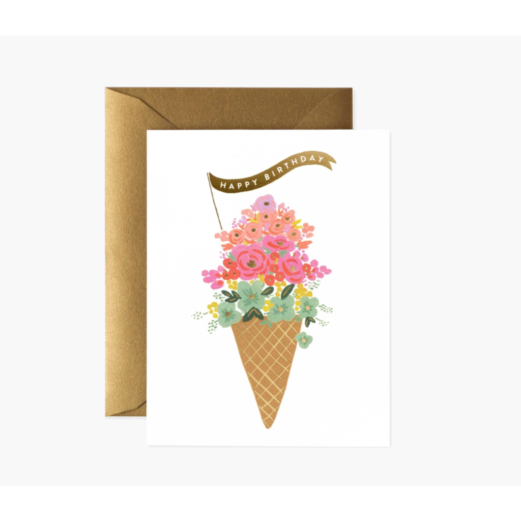 Ice Cream Birthday Card - Southbank Gift Company