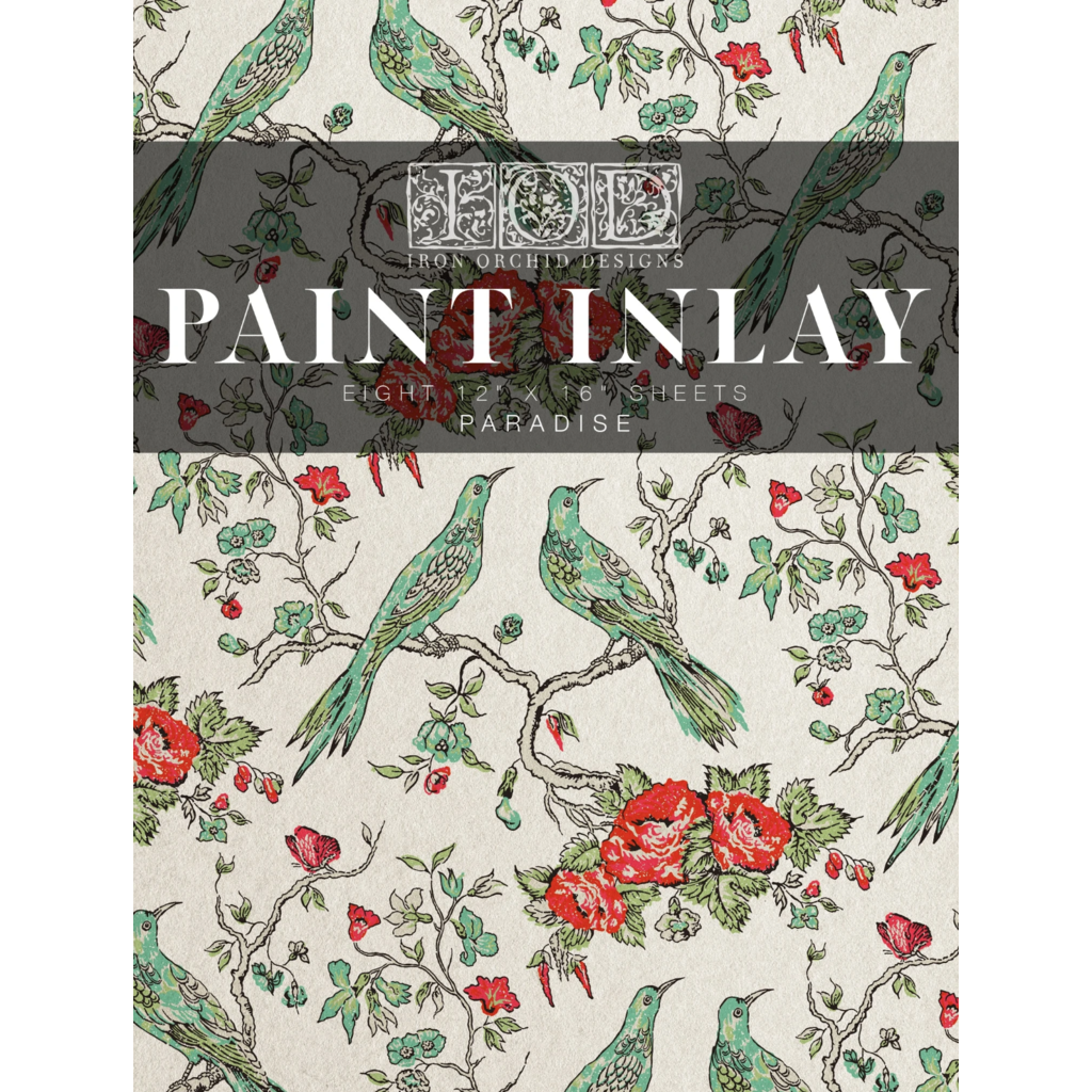 Iron Orchid Designs Paradise IOD Paint Inlay
