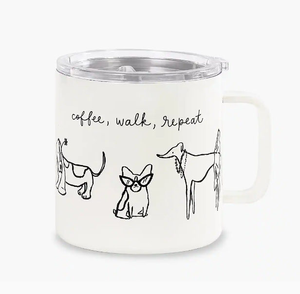 kate spade new york Stainless Steel Dog Party Coffee Mug - Southbank Gift  Company