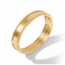 Julie Vos Monaco Gold Hinged Bangle