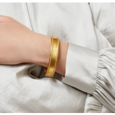 Julie Vos Monaco Gold Hinged Bangle