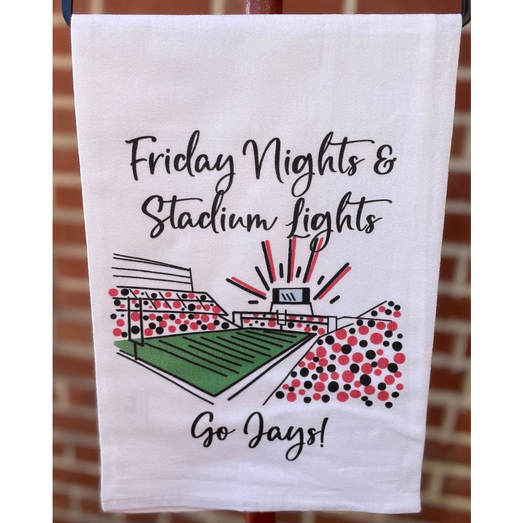 Stadium Lights, Go Jays Tea Towel