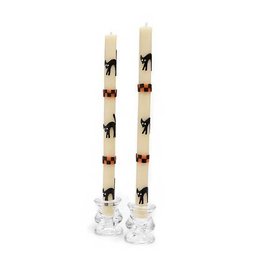 MacKenzie-Childs Alley Cat Dinner Candles - Set of 2