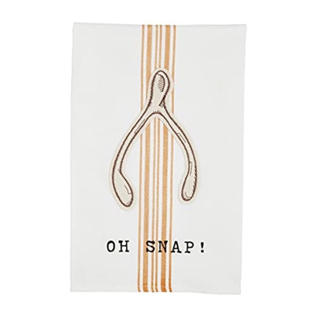 Oh Snap! Embroidered Towel *