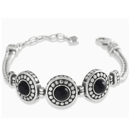 Black Onyx Pebble Dot Bracelet
