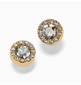 Brighton Illumina Solitaire Gold Post Earring