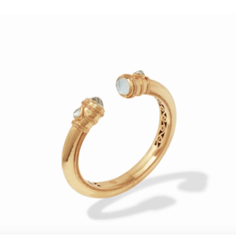 Julie Vos Cassis Cuff - Irid Clear Crystal