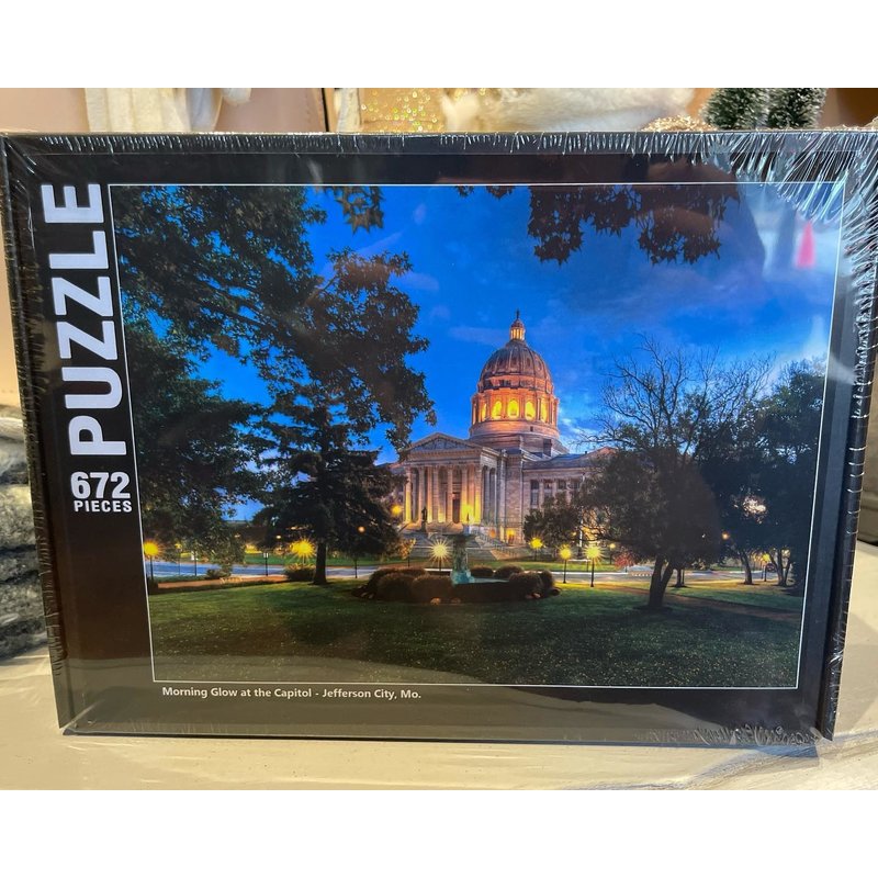 Morning Glow At the Capitol Puzzle