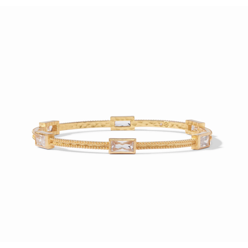 Julie Vos Gold Antonia Bangle CZ - Large