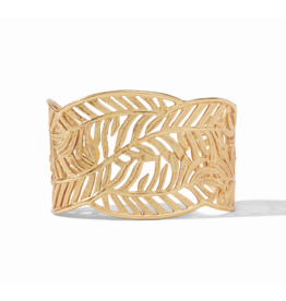 Julie Vos Gold Fern Cuff Bracelet