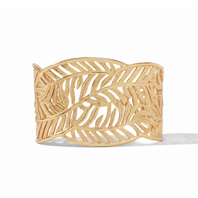 Julie Vos Gold Fern Cuff Bracelet
