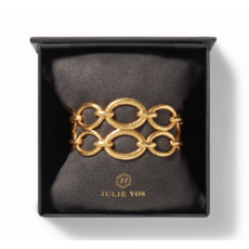 Julie Vos Julie Vos Palermo Gold Cuff Bracelet