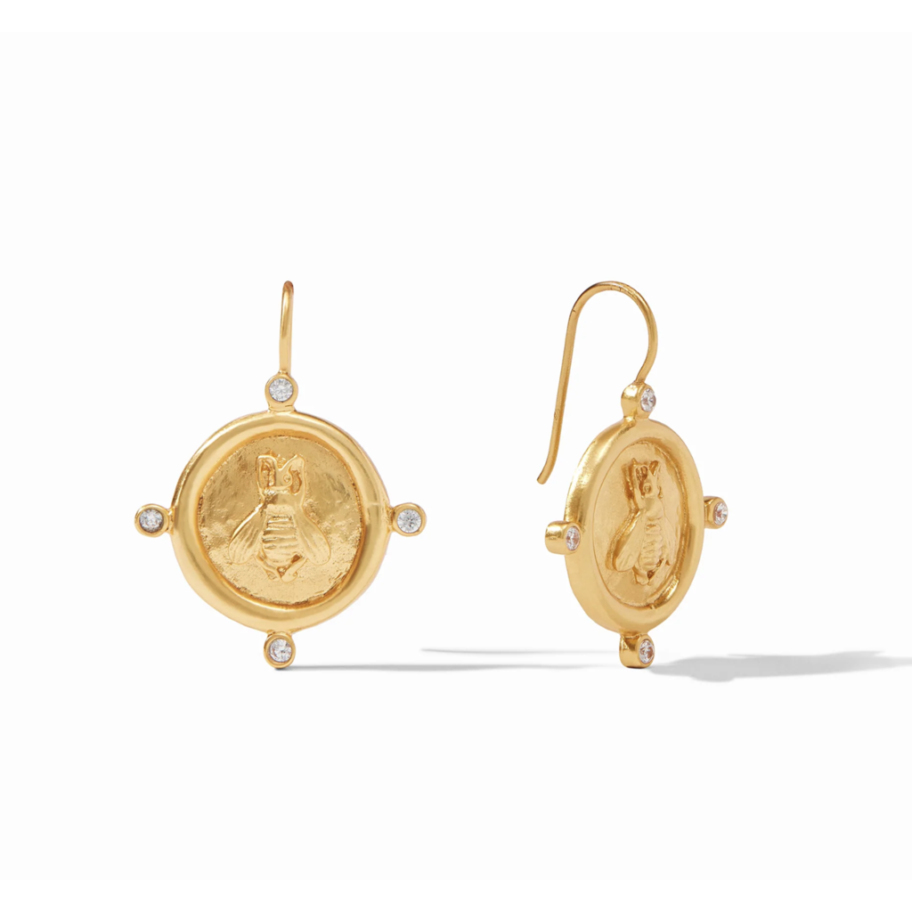 Julie Vos Julie Vos Bee Cameo Earring