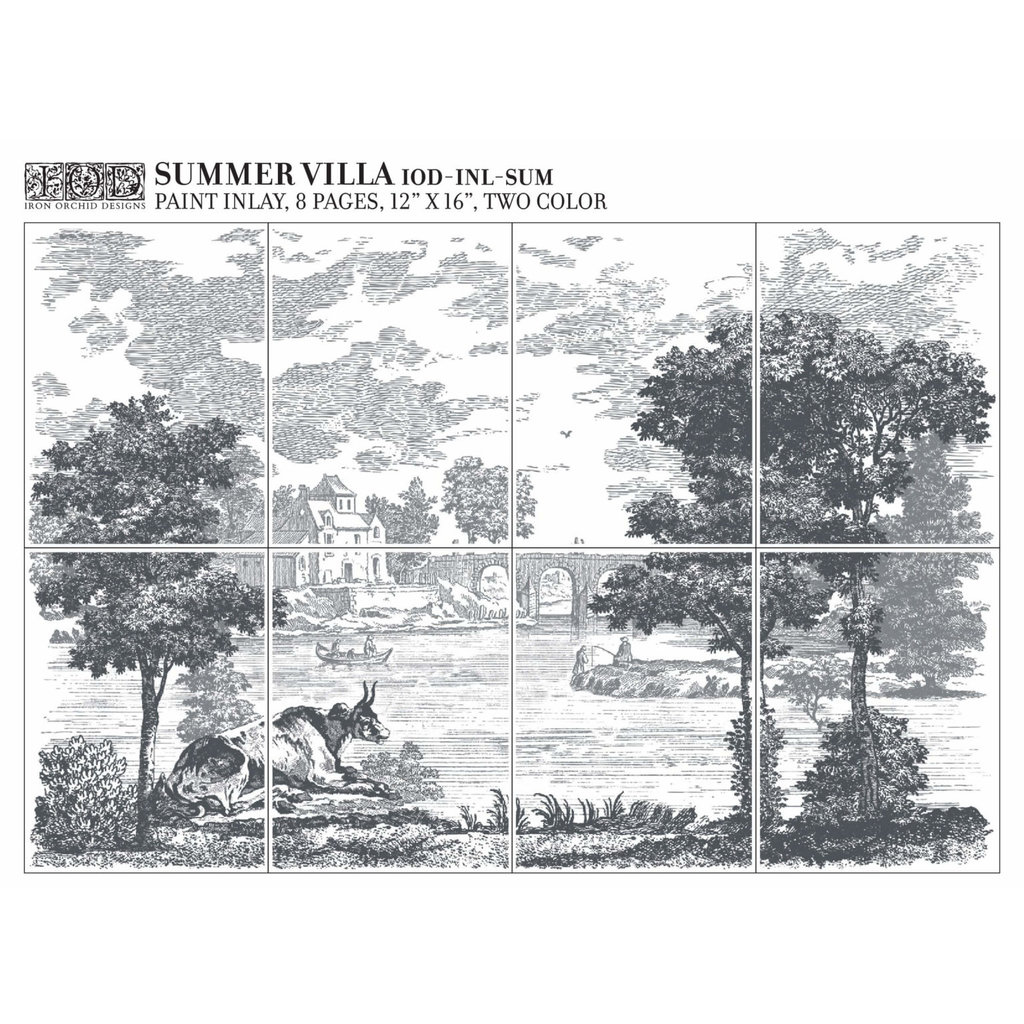 Iron Orchid Designs Summer Villa Paint Inlay