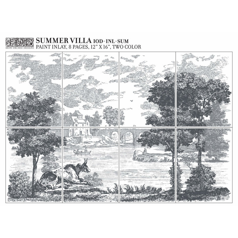 Iron Orchid Designs Summer Villa Paint Inlay