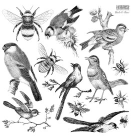Iron Orchid Designs Birds & Bees Stamp
