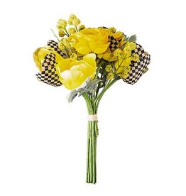 Courtly Check Summer Bouquet - Yellow