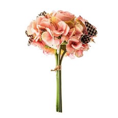 Courtly Check Summer Bouquet - Pink