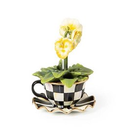 MacKenzie-Childs Teacup Pansy