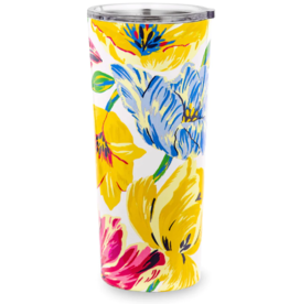 Stainless Steel Tumbler - Painted Tulips