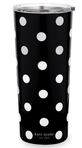 kate sapde new york Stainless Steel 40 oz. Tumbler, Picture Dot