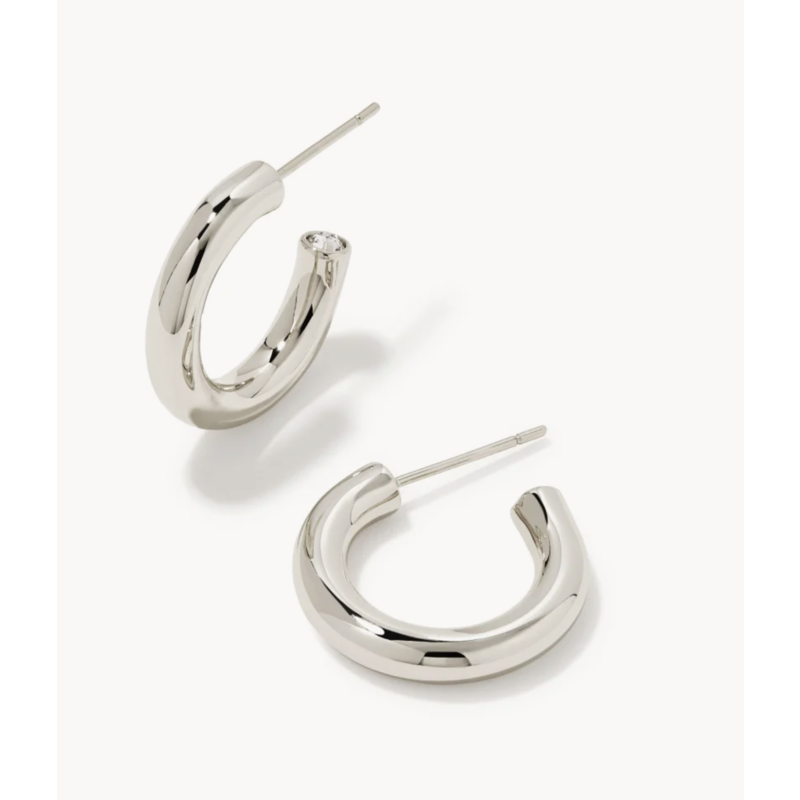 Kendra Scott Colette Huggie Earrings - Silver