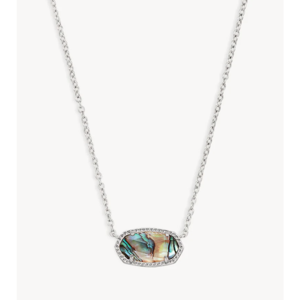 Letter H Silver Disc Reversible Pendant Necklace in Iridescent Abalone | Kendra  Scott in 2023 | Pendant necklace, Pendant, Versatile necklace