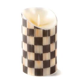 MacKenzie-Childs Courtly Check Flicker 5" Pillar Candle