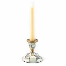 MacKenzie-Childs MacKenzie-Childs Sterling Check Enamel Candlestick - Short