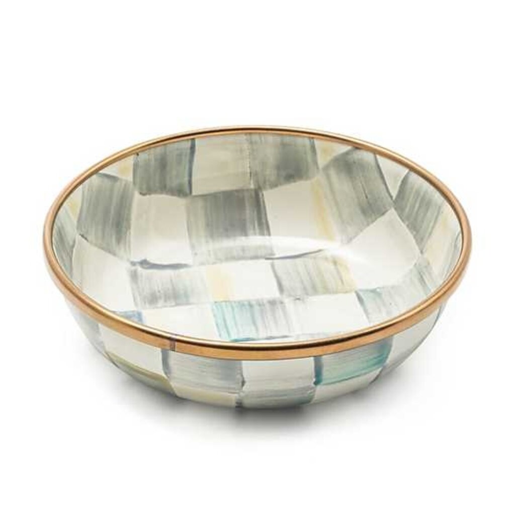 MacKenzie-Childs MacKenzie-Childs Sterling Check Enamel Relish Dish