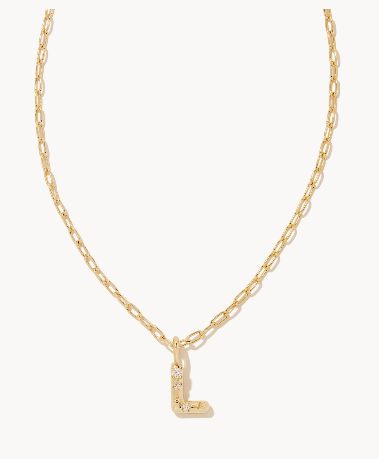Charlie & Co. Jewelry | Gold Bold Letter L Pendant | A-Z Pendants