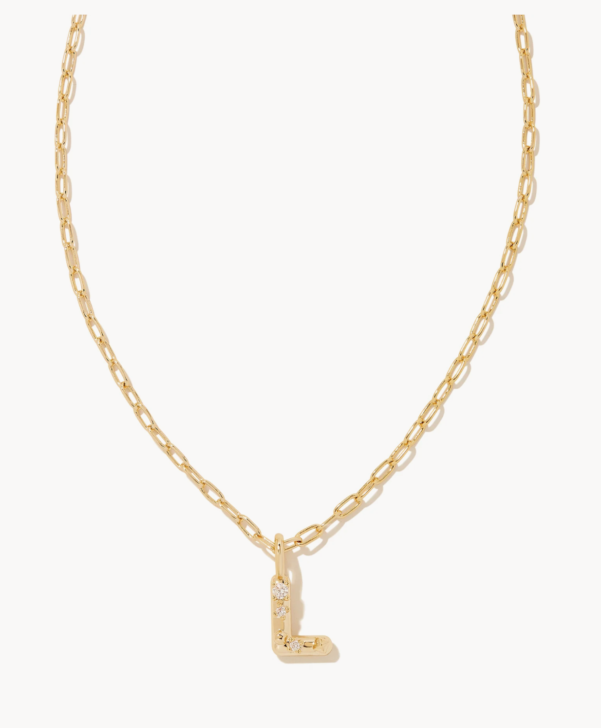 Letter l pendant on sale necklace