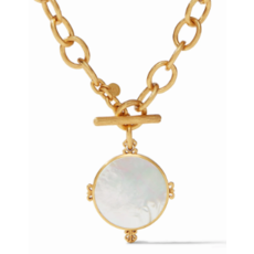 Meridian Statement Necklace - Gold MOP