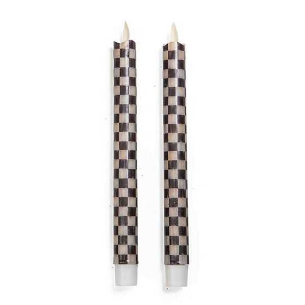 MacKenzie-Childs MacKenzie-Childs Courtly Check Flicker Taper Candles - Set of 2