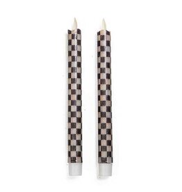 MacKenzie-Childs Courtly Check Flicker Taper Candles - Set of 2