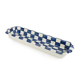 MacKenzie-Childs Royal Check Baguette Dish